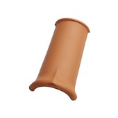 TONDACH Hřebenáč č. 7 polodrážkový režná